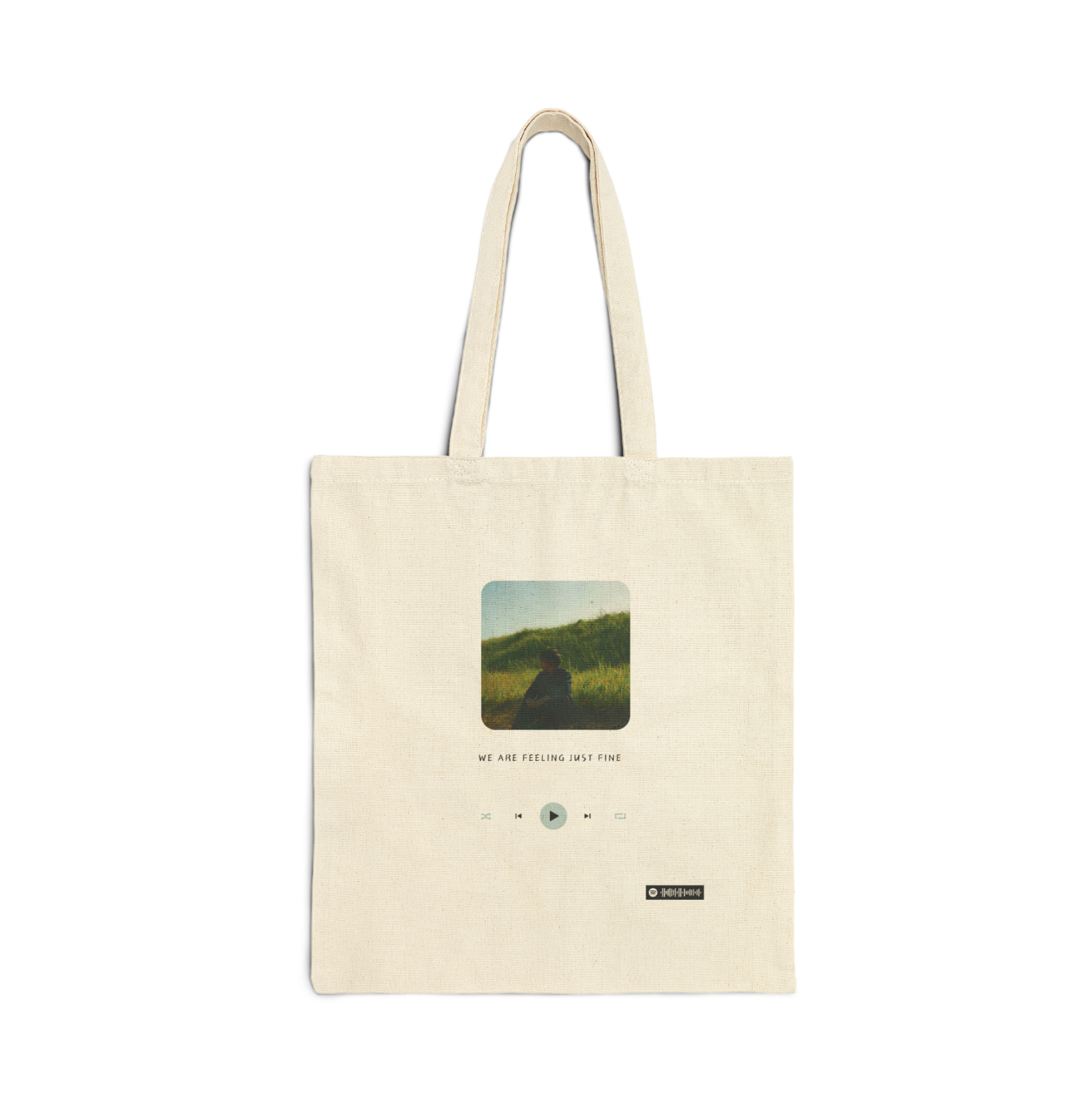Feeling Just Fine Tote Bags